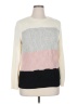 Charter Club Color Block Ivory Pullover Sweater Size XL - photo 1