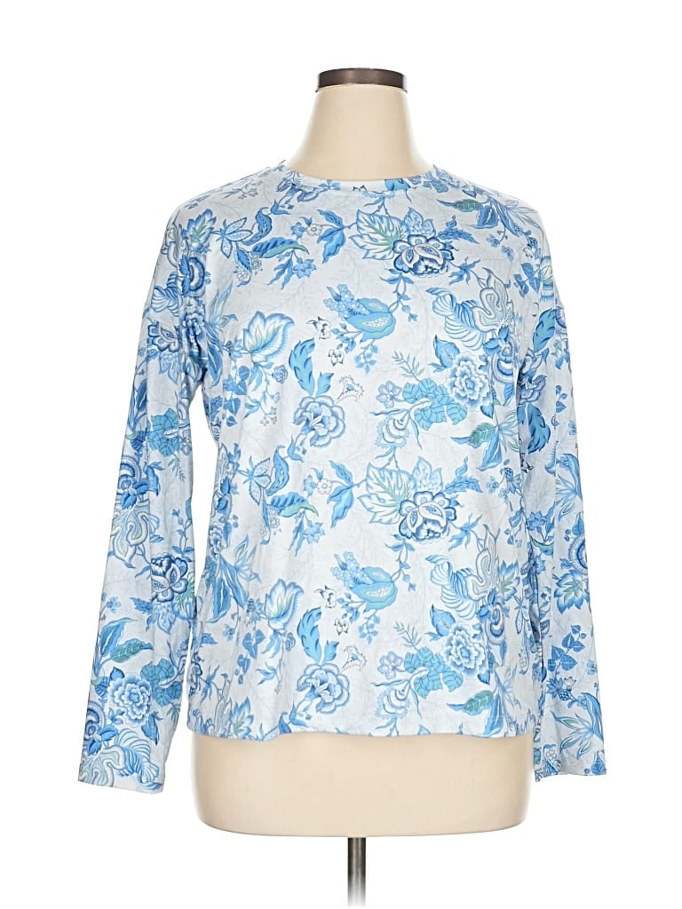 Pre-owned Tuckernuck Long Sleeve T-shirt In Blue