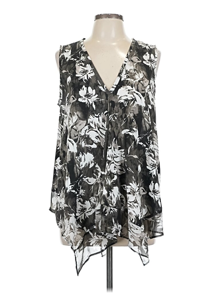 SIMPLY VERA VERA WANG Pre-owned Sleeveless Blouse In Black