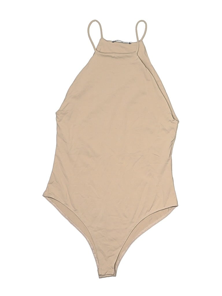 Pre-owned Zara One Piece Swimsuit In Brown