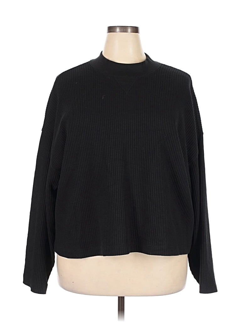 Pre-owned Gap Pullover Sweater In Black