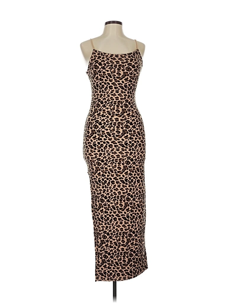 Pre-owned J For Justify Cocktail Dress In Brown
