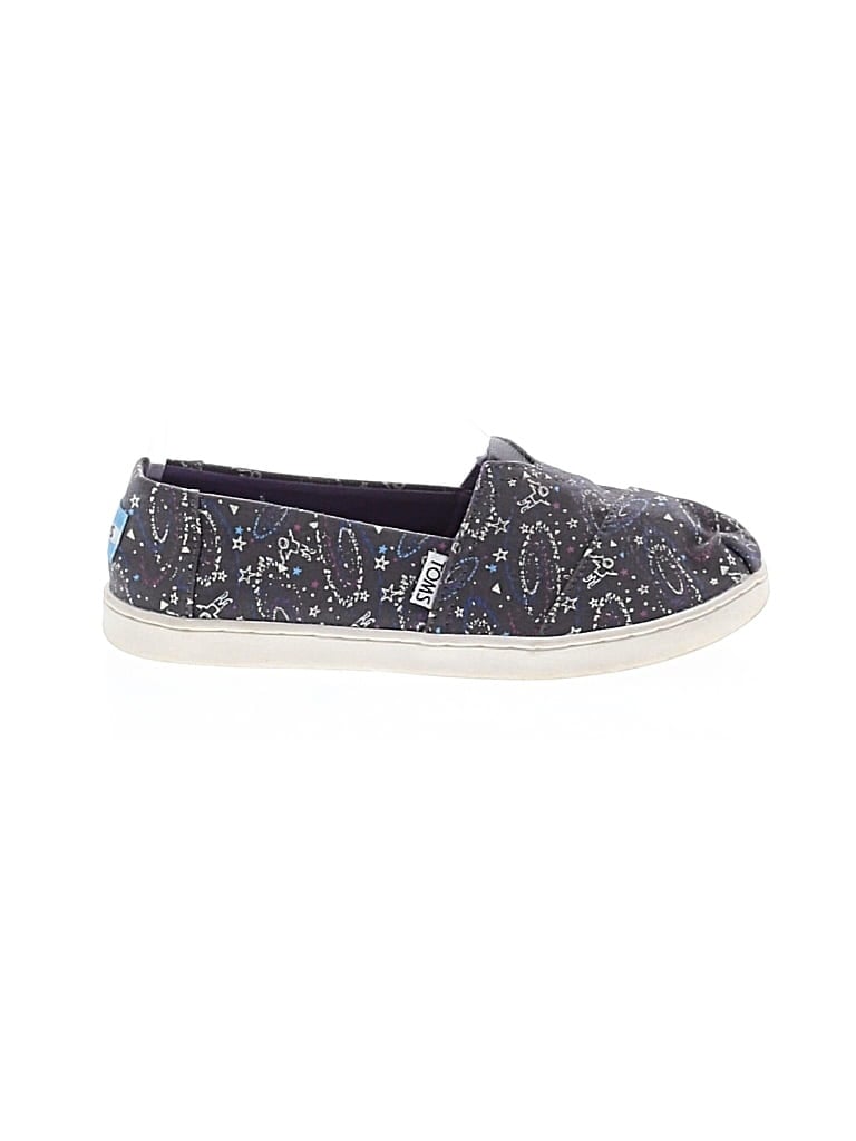 Pre-owned Toms Kids' Flats In Gray
