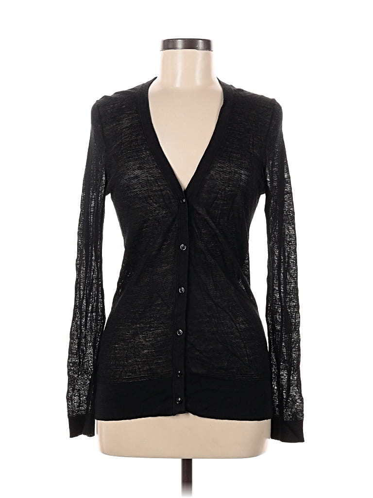 Pre-owned Ann Taylor Loft Cardigan Sweater In Black