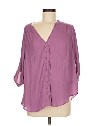 Torrid 3/4 Sleeve Blouse (view 1)