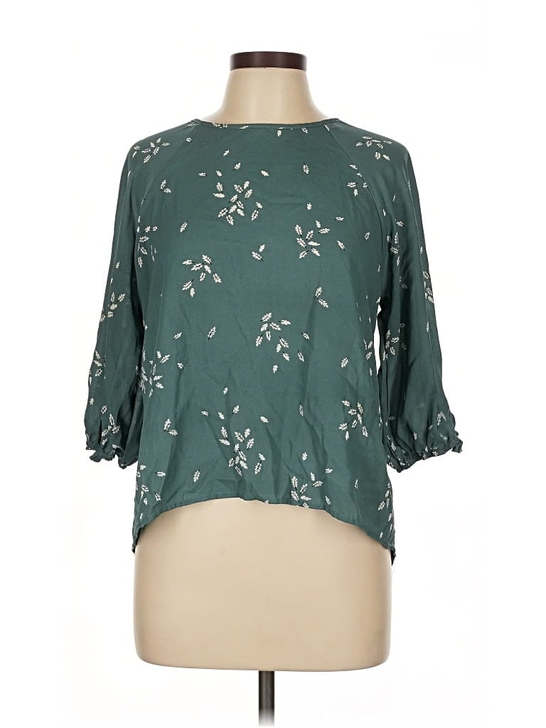 Pre-owned Papermoon 3/4 Sleeve Blouse In Blue