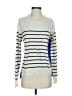 Mason Stripes White Ivory Pullover Sweater Size S - photo 1