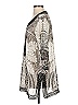 Calypso St. Barth Silver 3/4 Sleeve Blouse Size S - photo 5
