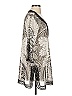 Calypso St. Barth Silver 3/4 Sleeve Blouse Size S - photo 4