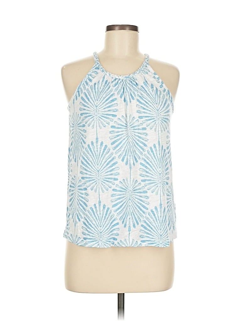J BY JOIE Pre-owned Tank Top Blue Halter Neckline Tops