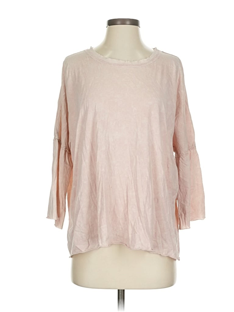 Pre-owned Freeloader 3/4 Sleeve T-shirt In Pink