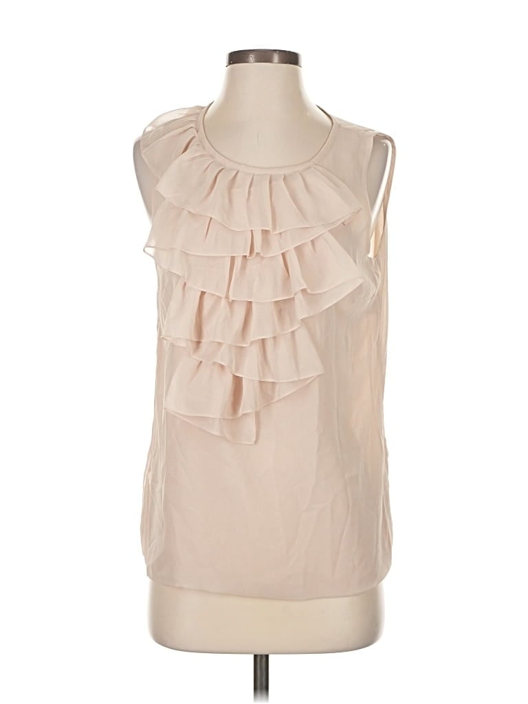 Pre-owned Cabi Sleeveless Blouse In Brown