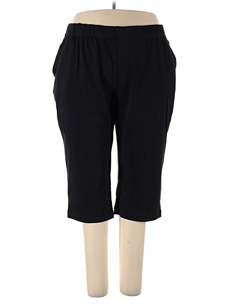 Pre-owned Lands' End Casual Pants In Black