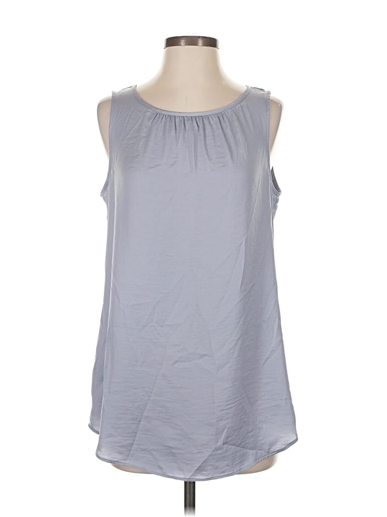 Pre-owned Cabi Sleeveless Blouse In Gray
