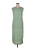 Unbranded 100% Polyester Solid Green Casual Dress Size 12 - photo 1