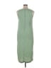 Unbranded 100% Polyester Solid Green Casual Dress Size 12 - photo 2