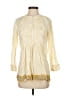 Roberta Roller Rabbit Yellow 3/4 Sleeve Blouse Size S - photo 1
