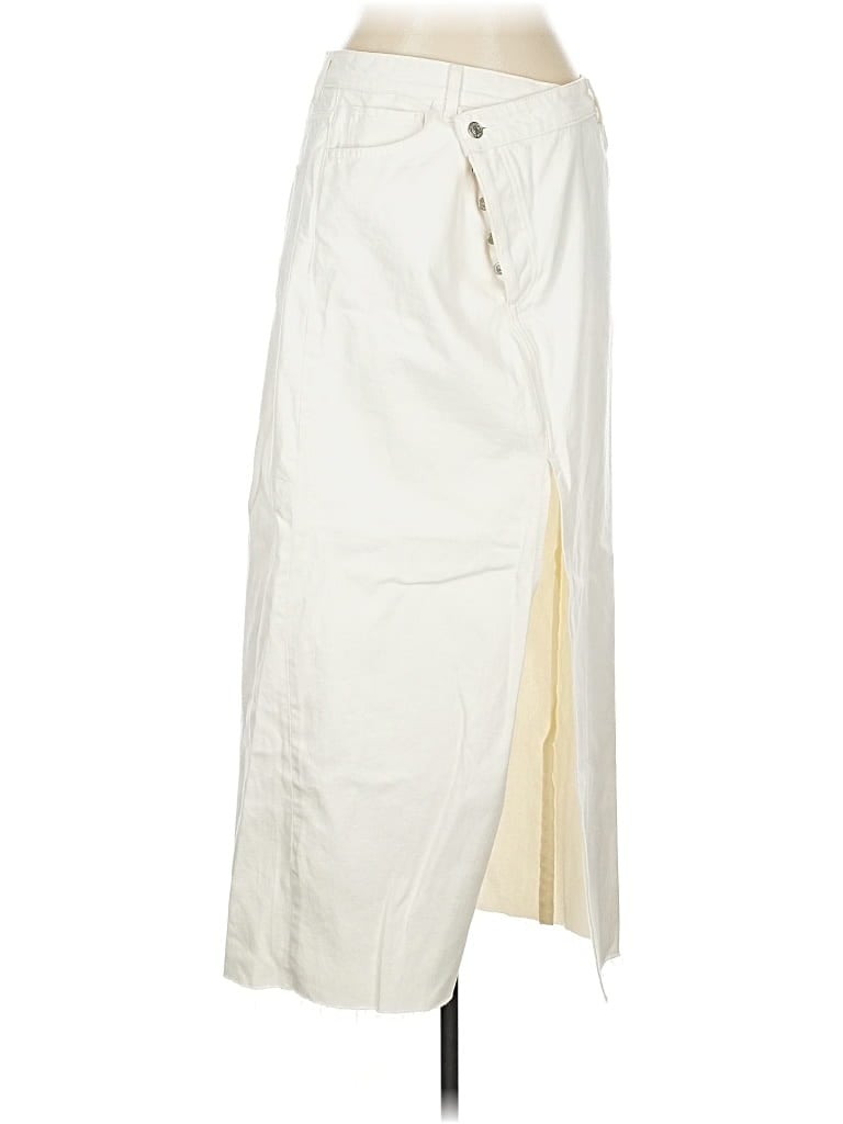 Pre-owned Mng Casual Skirt In White