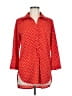 Truth 100% Polyester Polka Dots Red 3/4 Sleeve Blouse Size M - photo 1
