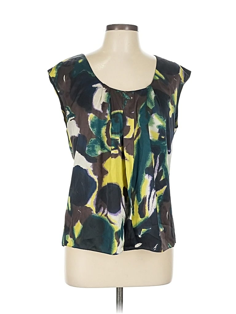 Pre-owned Calvin Klein Sleeveless Blouse In Green