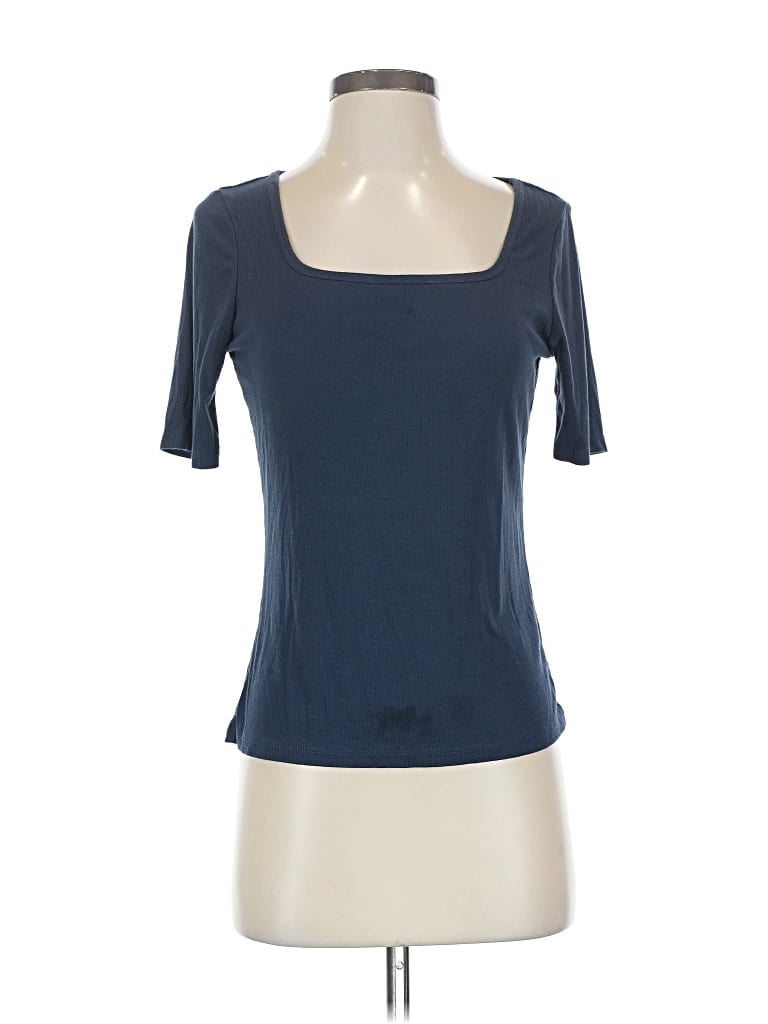 Pre-owned J By Joie Short Sleeve T-shirt In Blue