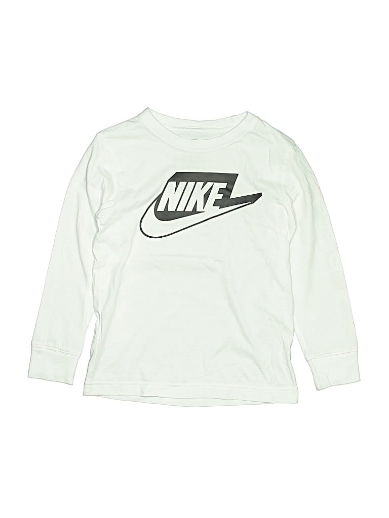 Pre-owned Nike Kids' Long Sleeve T-shirt In Green