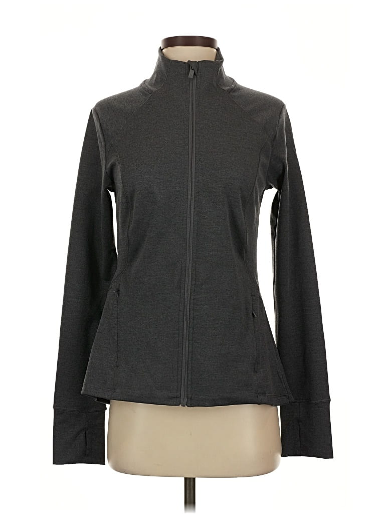 Pre-owned All In Motion Track Jacket In Gray