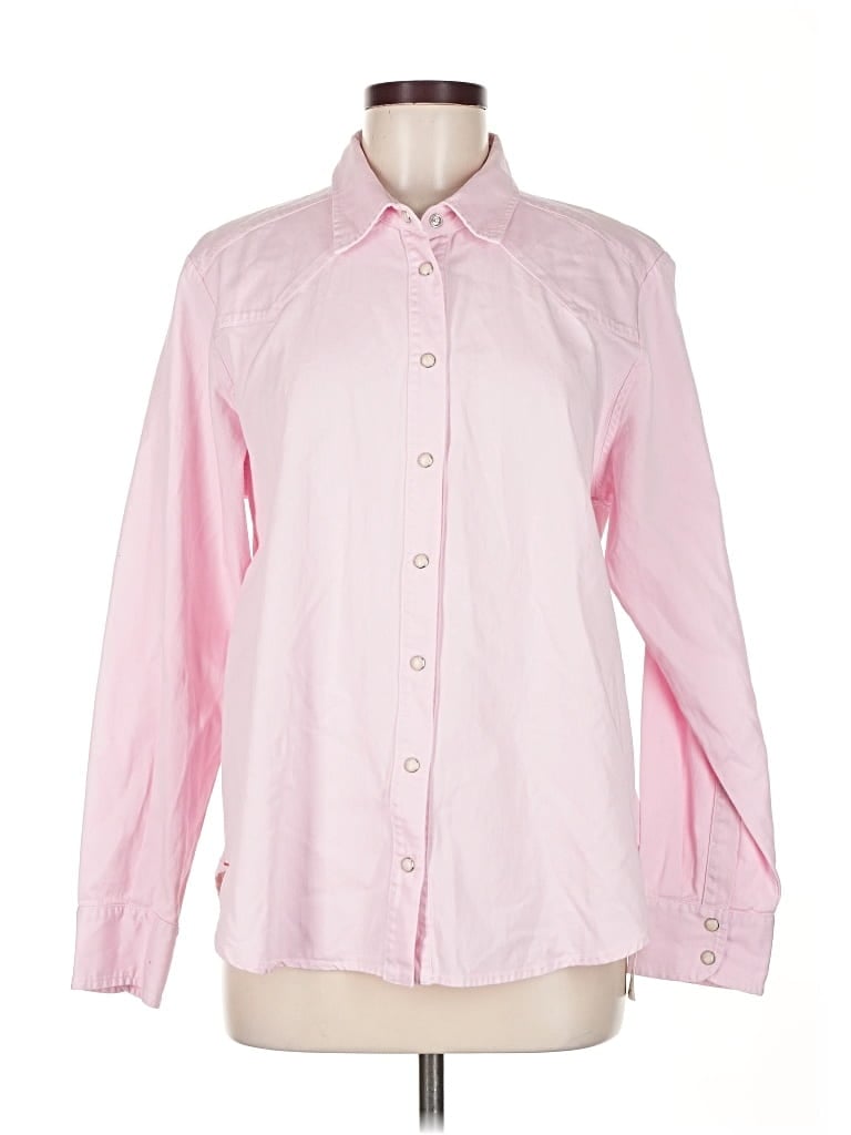 Pre-owned Xirena Long Sleeve Button Down Shirt In Pink