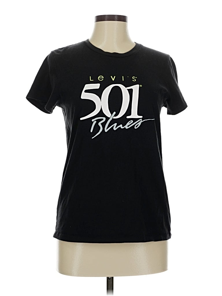 Pre-owned Levi's Short Sleeve T-shirt In Black