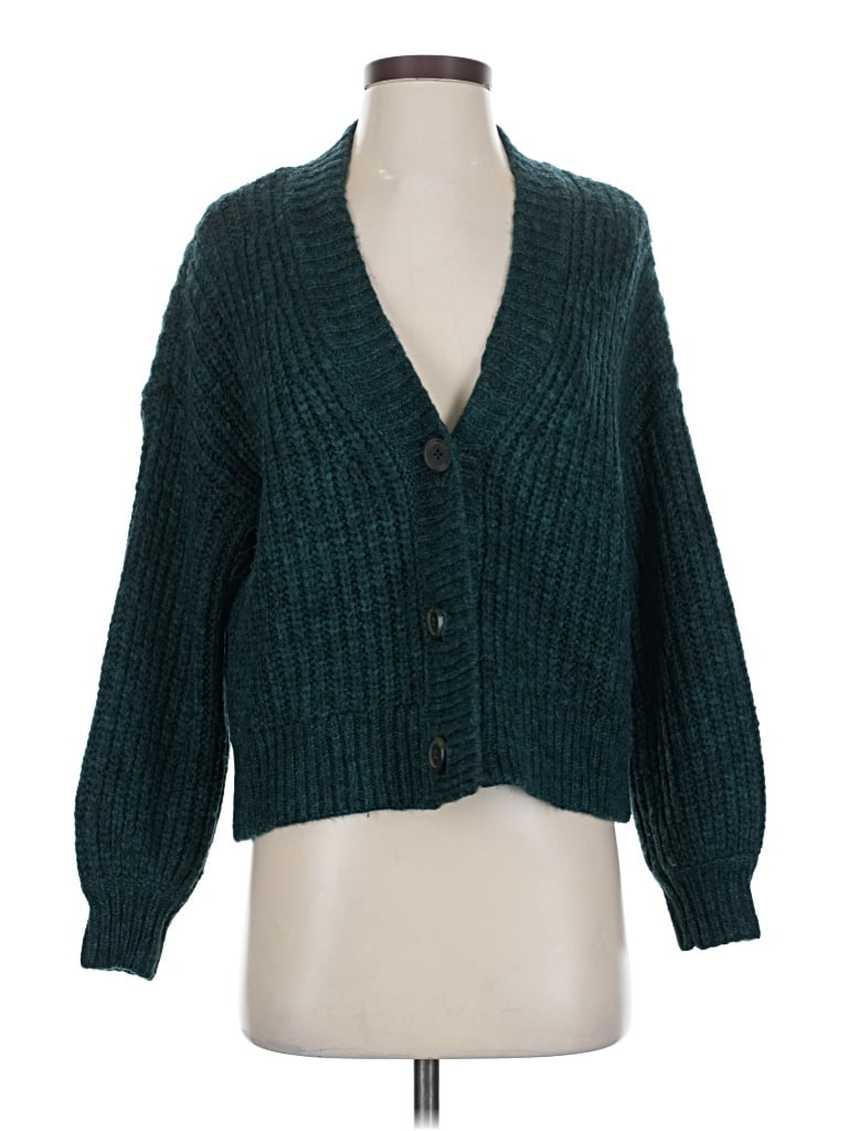Pre-owned Madewell Cardigan Sweater In Blue