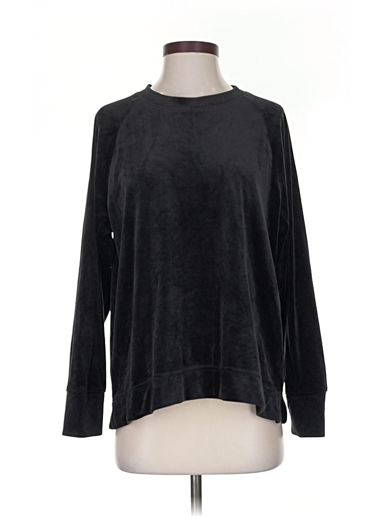 Pre-owned Lou & Grey For Loft Pullover Sweater In Black