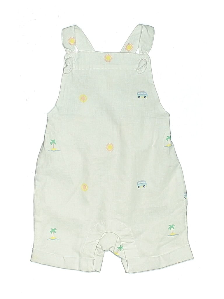 Pre-owned Janie And Jack Babies' Overalls In Green