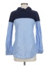 Soho Color Block Blue Long Sleeve Blouse Size XS - photo 1