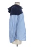Soho Color Block Blue Long Sleeve Blouse Size XS - photo 4