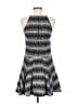 Thakoon 100% Polyester Chevron-herringbone Gray Cocktail Dress Size 6 - photo 2