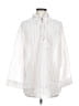 Easel 100% Rayon Stripes White Long Sleeve Blouse Size M - photo 2