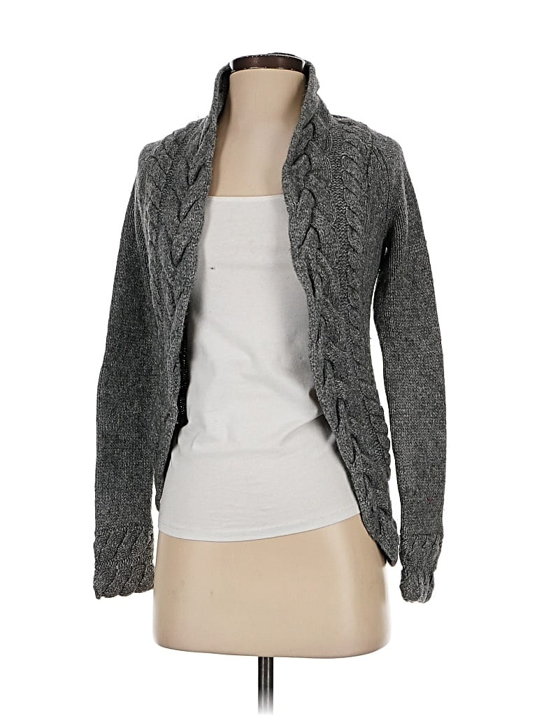 Pre-owned Banana Republic Cardigan Sweater In Gray