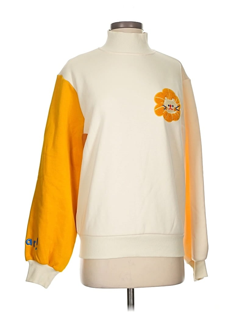 Pre-owned Assorted Brands Sweatshirt In White