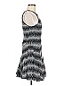Thakoon 100% Polyester Chevron-herringbone Gray Cocktail Dress Size 6 - photo 4