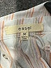 Easel 100% Rayon Stripes Ivory 3/4 Sleeve Blouse Size M - photo 7