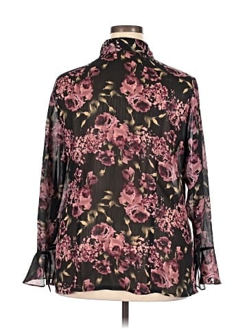 Apostrophe Long Sleeve Blouse (view 2)