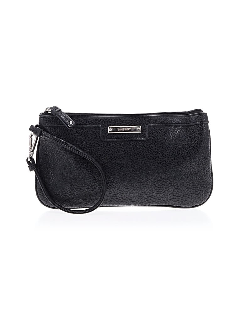Pre-owned Nine West Wristlet In Black