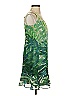 CAbi 100% Polyester Tropical Green Cocktail Dress Size XS - photo 4