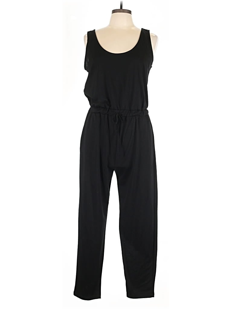 Pre-owned Ambiance Jumpsuit In Black