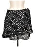 Polly 100% Polyester Polka Dots Black Casual Skirt Size 10 - photo 1