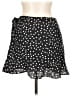 Polly 100% Polyester Polka Dots Black Casual Skirt Size 10 - photo 2