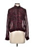 ALLSAINTS 100% Viscose Animal Print Red Long Sleeve Blouse Size XS - photo 1