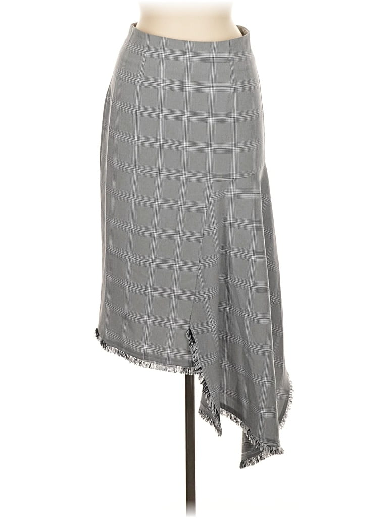 Pre-owned Alberto Makali Formal Skirt In Gray