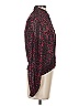 ALLSAINTS 100% Viscose Animal Print Red Long Sleeve Blouse Size XS - photo 4