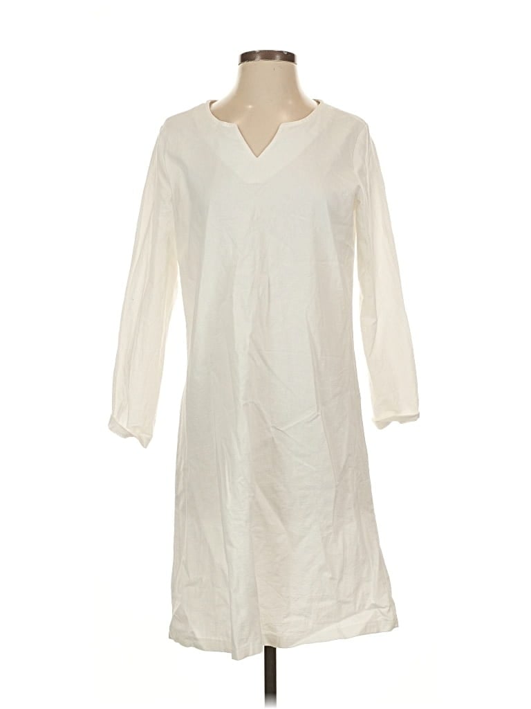Pre-owned Unbranded Casual Dress In White